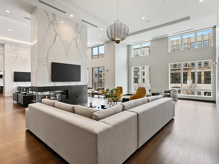 Spacious resident lounge and club