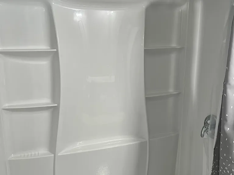 New standup shower.