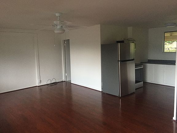 Living room and kitchen area