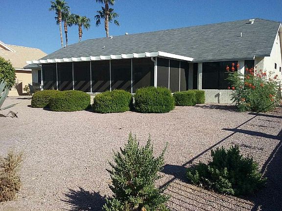 Back of house (screened in patio)