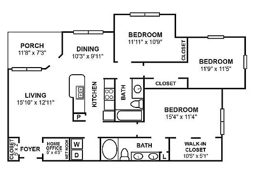 Floor plan C1