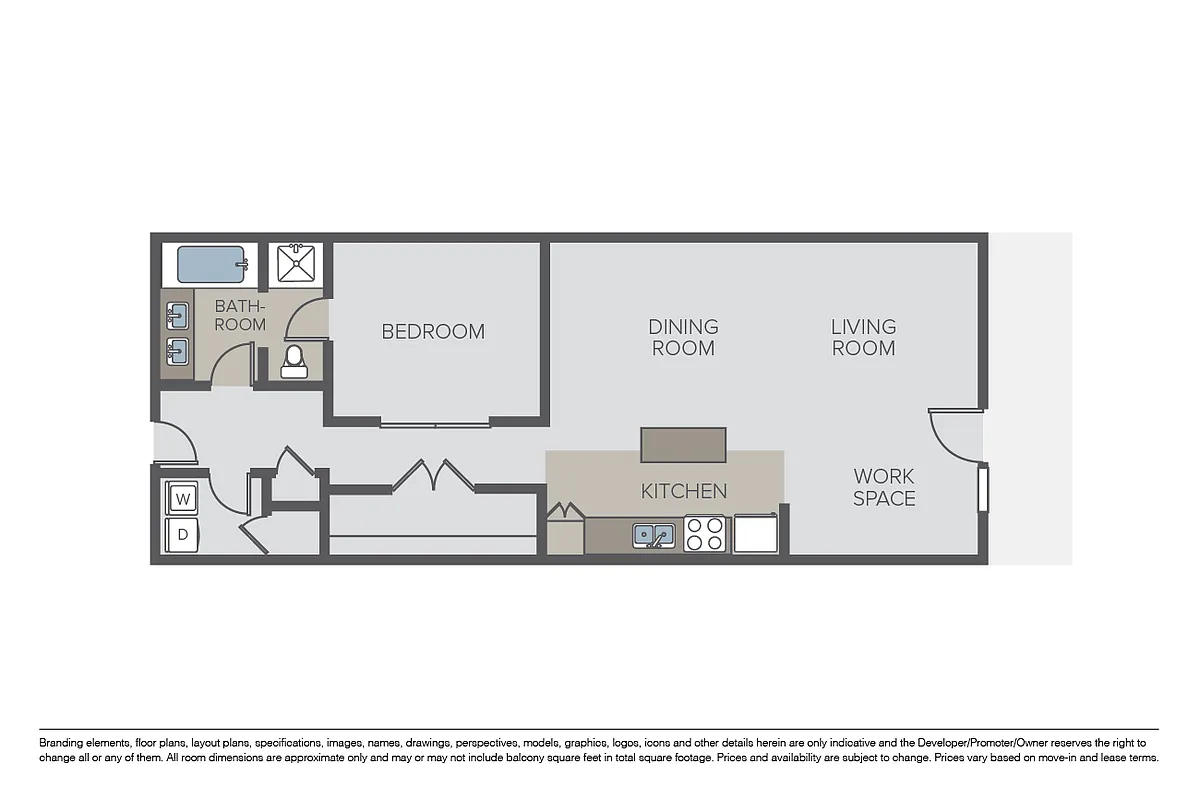 Floor plan Plan SF Live/Work