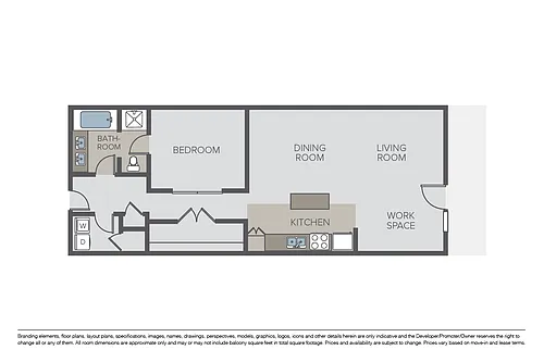 Floor plan Plan SF Live/Work