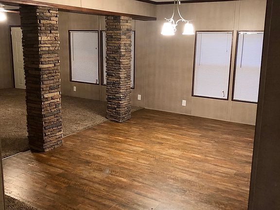 LR opens into Kitchen