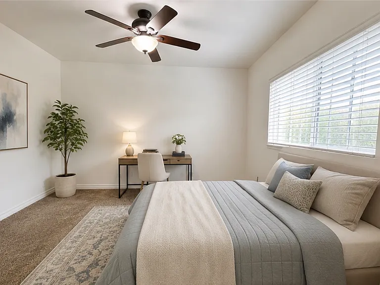 Staged Bedroom 2 (downstairs)