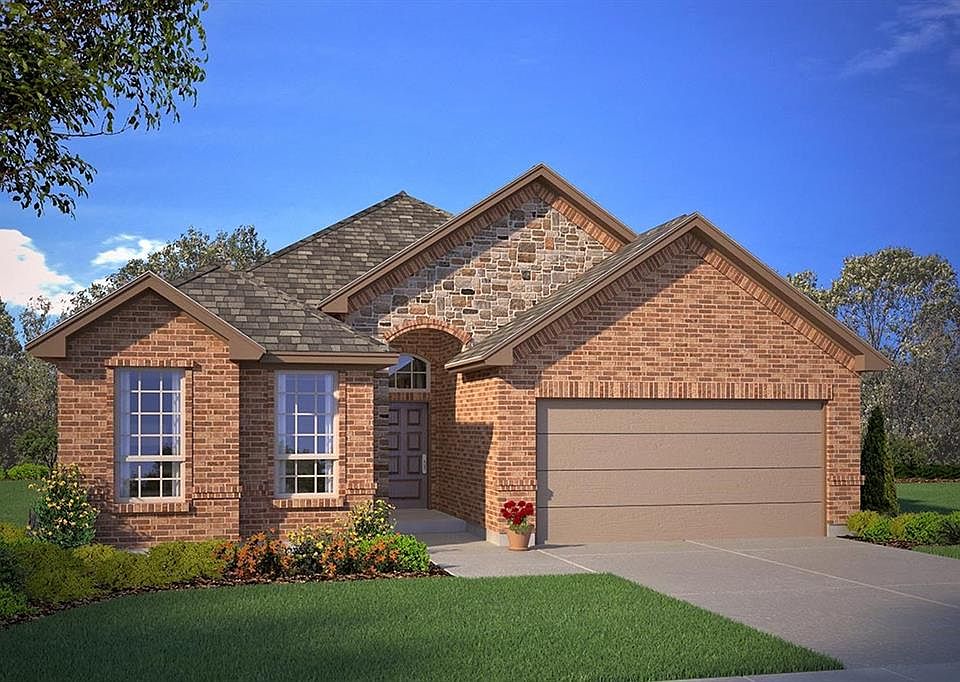 D.R. Horton's Portales Floorplan Elevation H. Photos shown here may not depict the specified home & features included are for illustration purposes only.