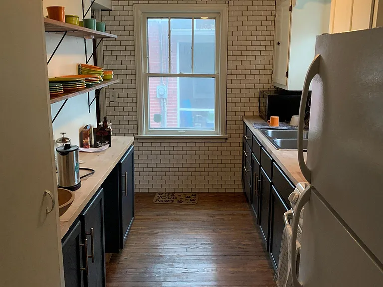 Kitchen with newer appliances