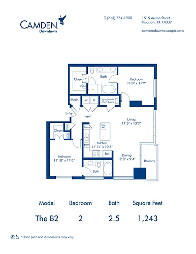 Floor plan The B2