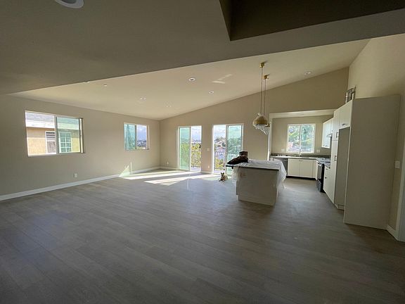 Living Room, Dining Room and Kitchen