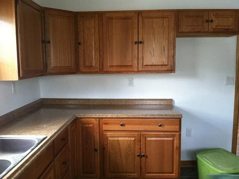 new cabinets and counters