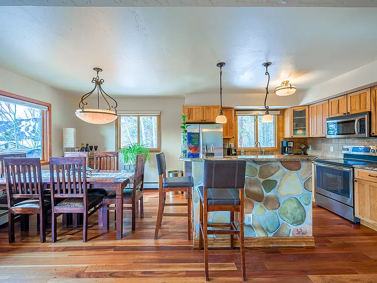 Open Kichen Living concept. Office with Murphy Bed and One full bath on main level.