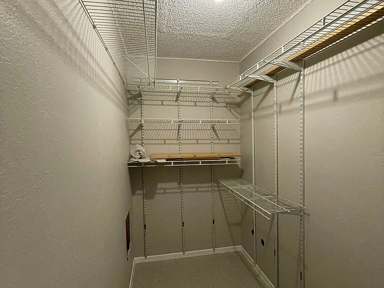 Storage room for gear and extra things.