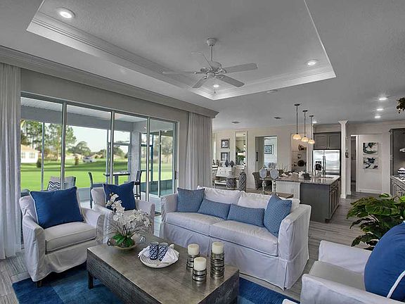 Brighton Model Floor plan new homes Ocala Fl On Top of the World Living Room
