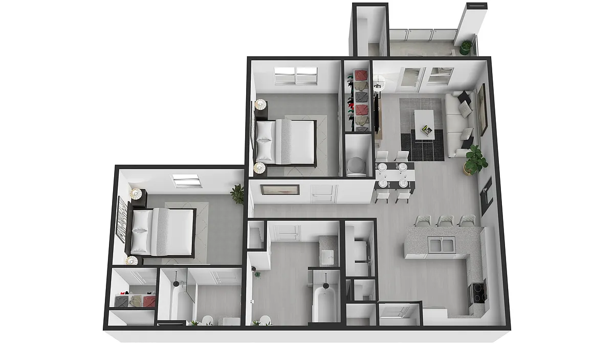 Floor plan 2X2