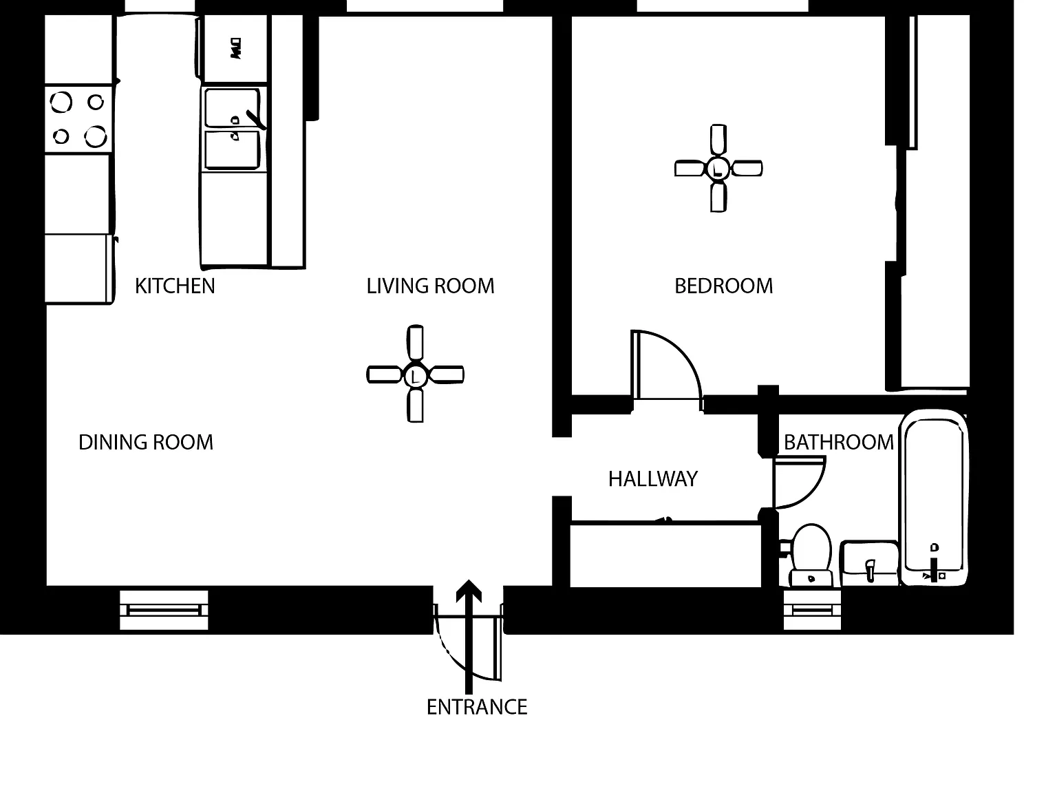 1 bed, 700 sqft, $1,890 — Photo 3