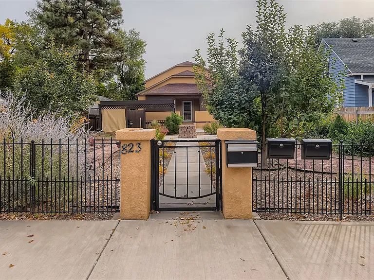 Fenced yard