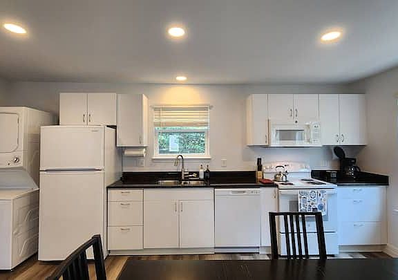 Kitchen with everything you need including laundry.