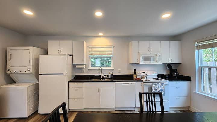 Kitchen with everything you need including laundry.