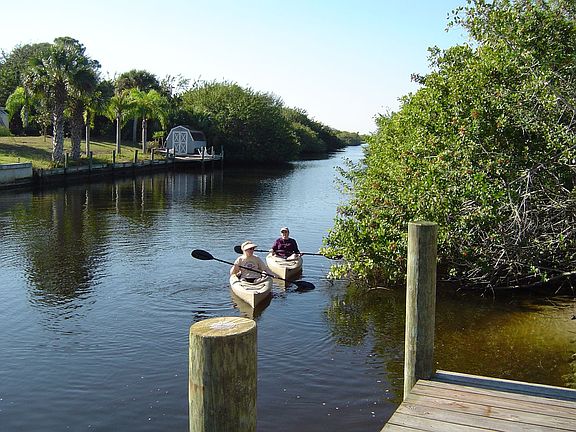 Kayaking on Canal