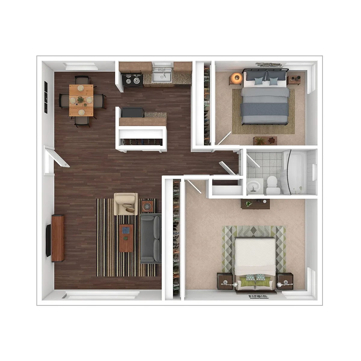Floor plan 2 Bedroom