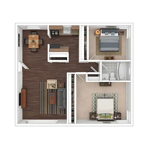 Floor plan 2 Bedroom