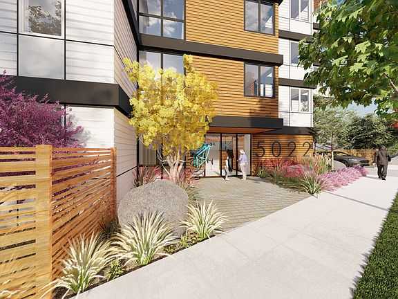 Building entrance rendering
