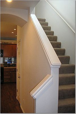 Entryway and stairs