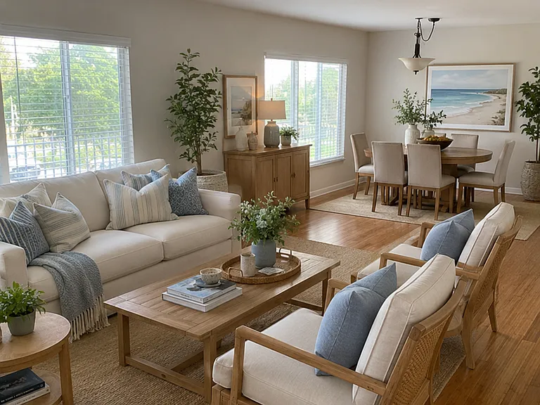 Living Room & Dining Room