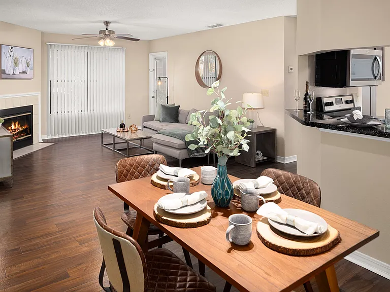 Open Concept Dining Area with LVP Flooring
