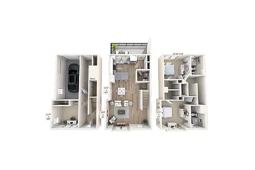 Floor plan B5T-1718sq-Stainless