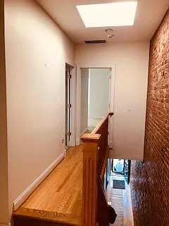 Upstairs view including skylight