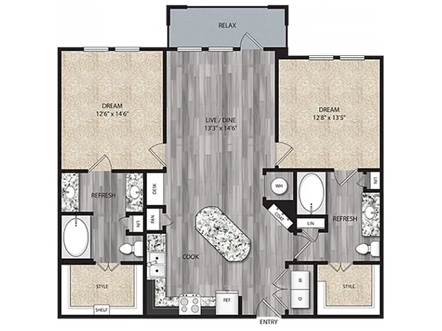 Floor plan B1