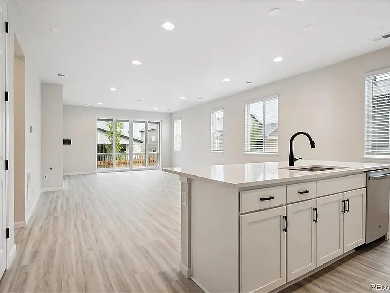 View of Island and Great Room