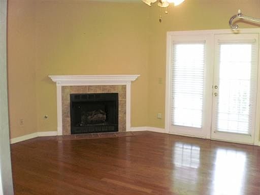 Gas fireplace in living room
