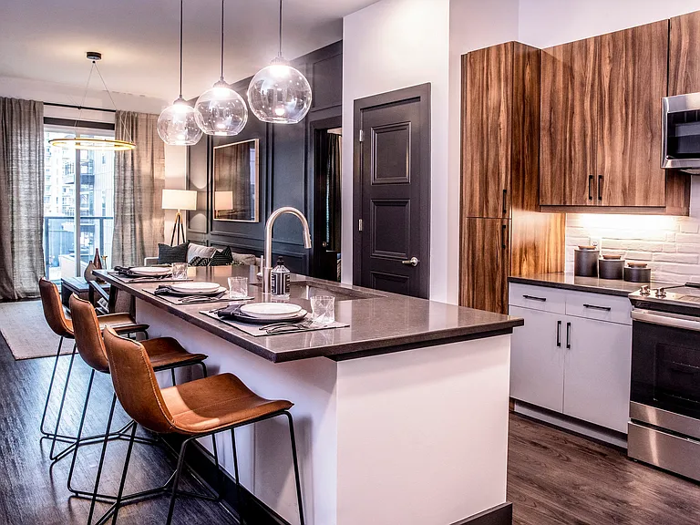 Open-concept floor plans with design flexibility.
