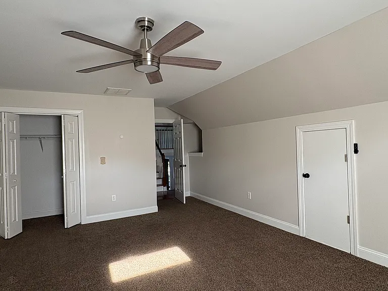 FROG's large closet runs the length of the wall.
