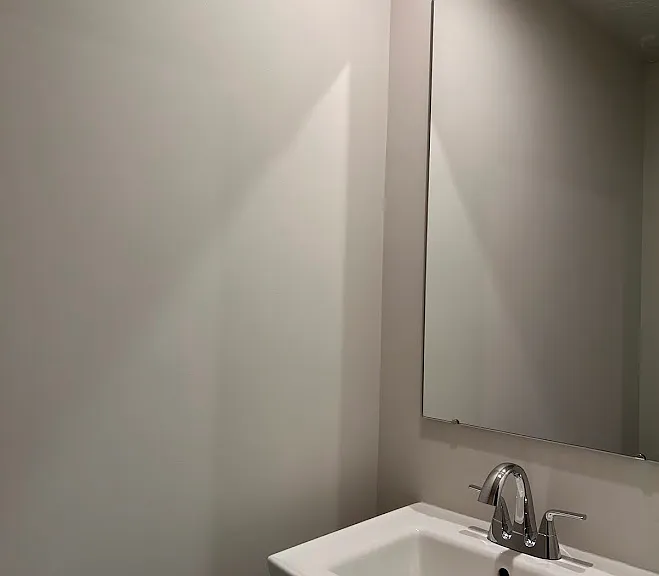 First floor half bath