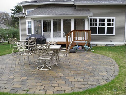 Patio and sunroom