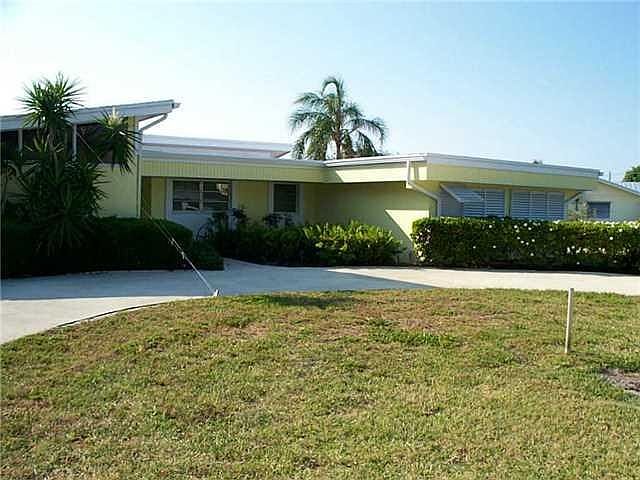 Exterior Front. Ranch home with circular driveway