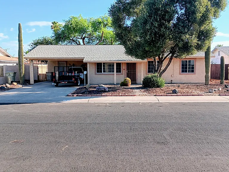Front view of house