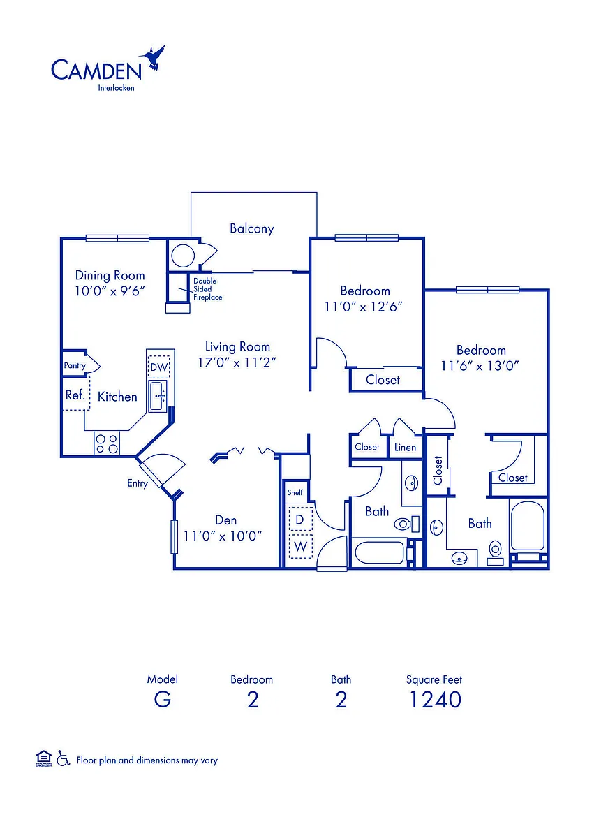 Floor plan G