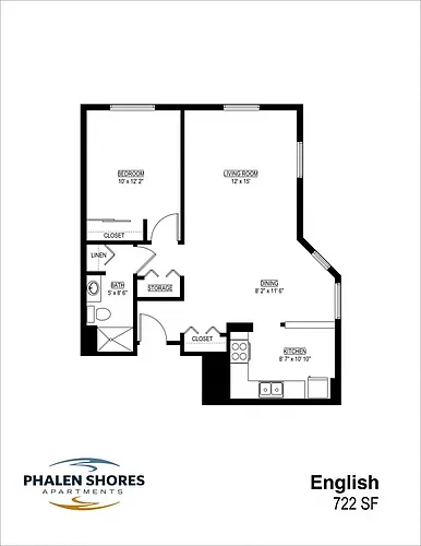 Floor plan 1 Bedroom