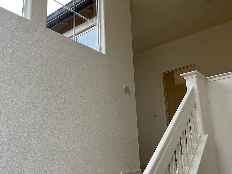 Second set of stairs- lots of windows