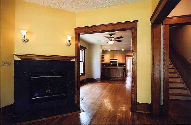 living room to kitchen
