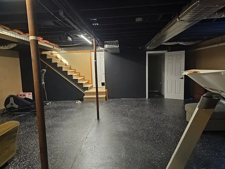 Basement living area