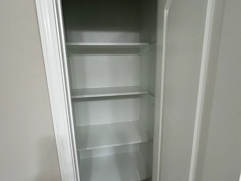 Guest bathroom closet