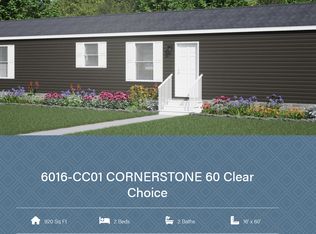 Clayton Cornerstone 60 (16x60) Plan, Timber Point Mobile Home Community, Ghent, KY 41045