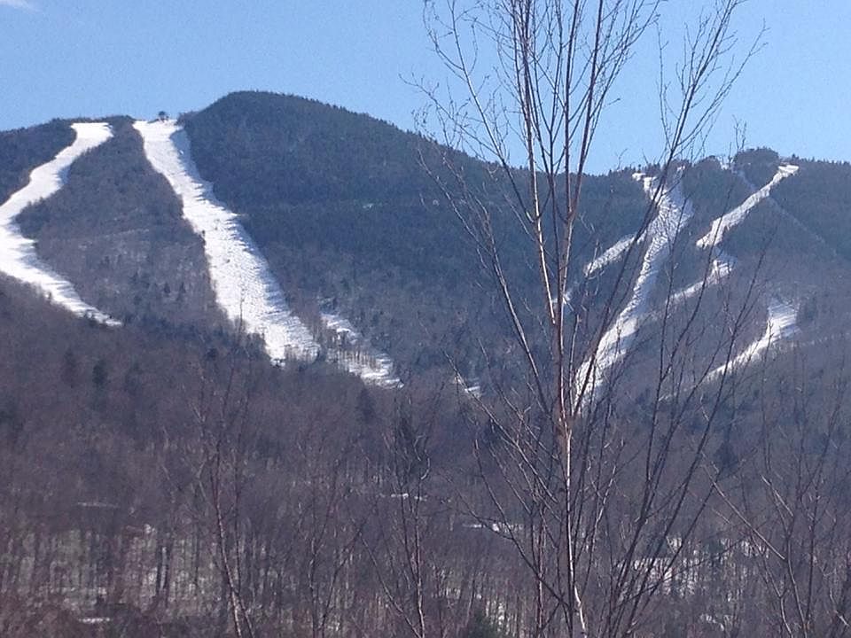 winter view of slopes