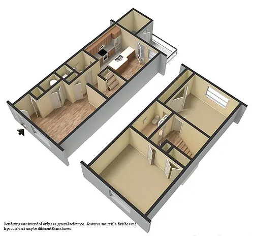 Floor plan VII-DES: TWN 2B-982