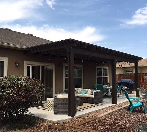 Expanded Patio with Pergola
